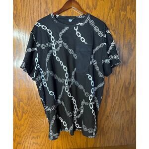 iHeartRaves Silver Reflective Chain Men's Tee